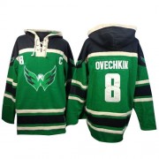 Old Time Hockey Washington Capitals NO.8 Alex Ovechkin Men's Jersey (Green Premier St. Patrick's Day McNary Lace Hoodie) Old Time Hockey Washington Capitals NO.8 Alex Ovechkin Men's Jersey (Green Premier St. Patrick's Day McNary Lace Hoodie)
